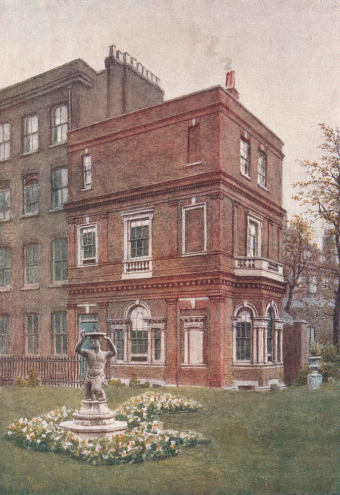 'Garden house, Clement's Inn, 1883' by Philip Norman. Vanished London 1905